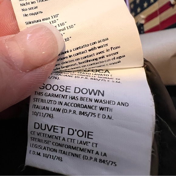 Beretta Goose Down Men's Brown Puffer Jacket, Gardone Val Trompia Italy 🇮🇹 Large - Picture 6 of 12